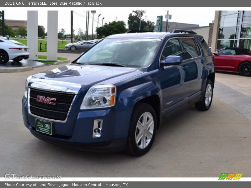 Steel Blue Metallic / Jet Black 2011 GMC Terrain SLE