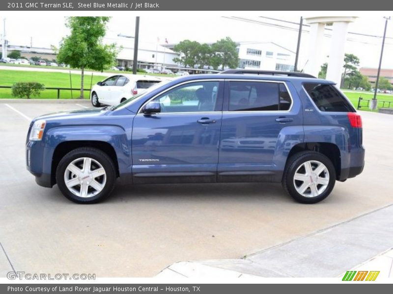 Steel Blue Metallic / Jet Black 2011 GMC Terrain SLE