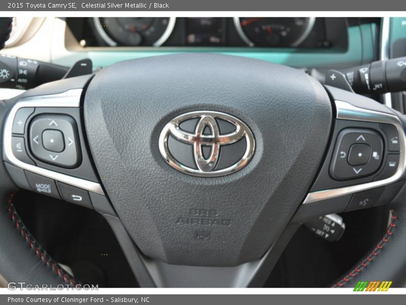 Celestial Silver Metallic / Black 2015 Toyota Camry SE