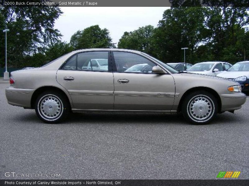 Gold Metallic / Taupe 2000 Buick Century Custom