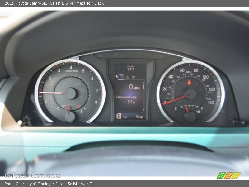 Celestial Silver Metallic / Black 2015 Toyota Camry SE