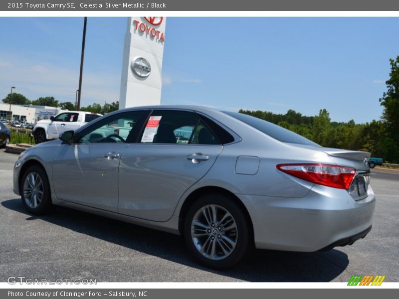 Celestial Silver Metallic / Black 2015 Toyota Camry SE