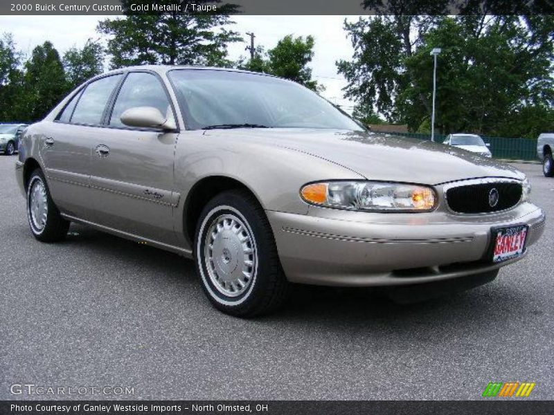 Gold Metallic / Taupe 2000 Buick Century Custom