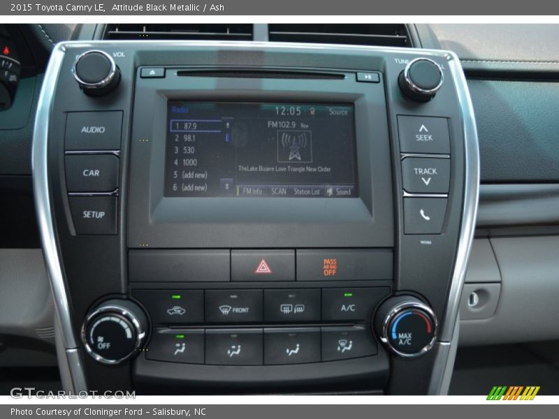Attitude Black Metallic / Ash 2015 Toyota Camry LE