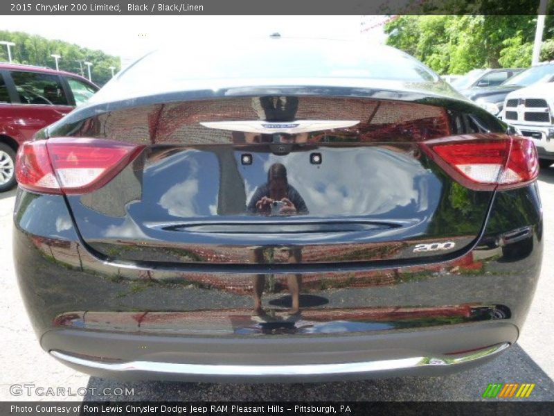 Black / Black/Linen 2015 Chrysler 200 Limited