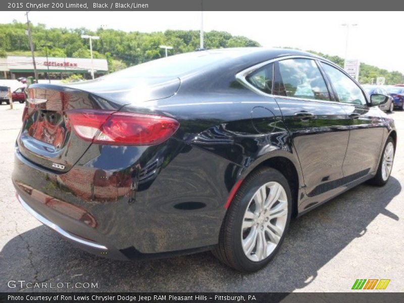 Black / Black/Linen 2015 Chrysler 200 Limited