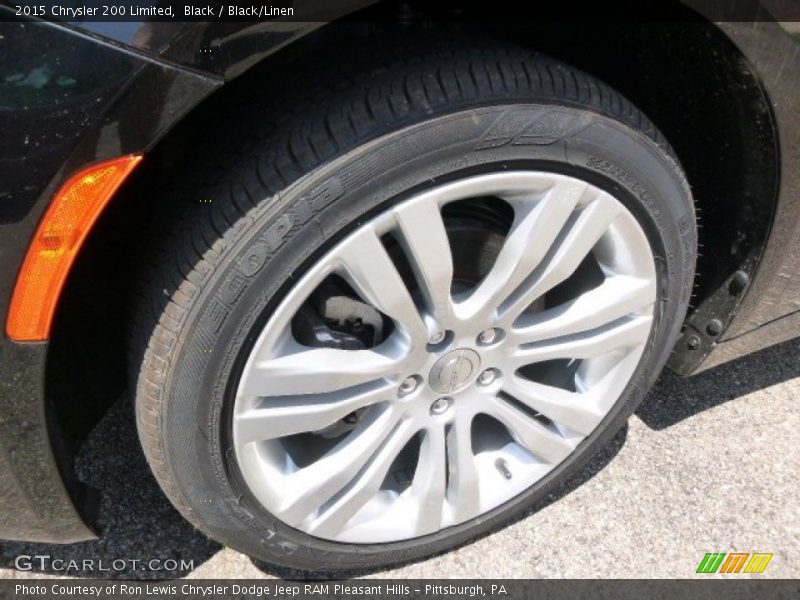 Black / Black/Linen 2015 Chrysler 200 Limited