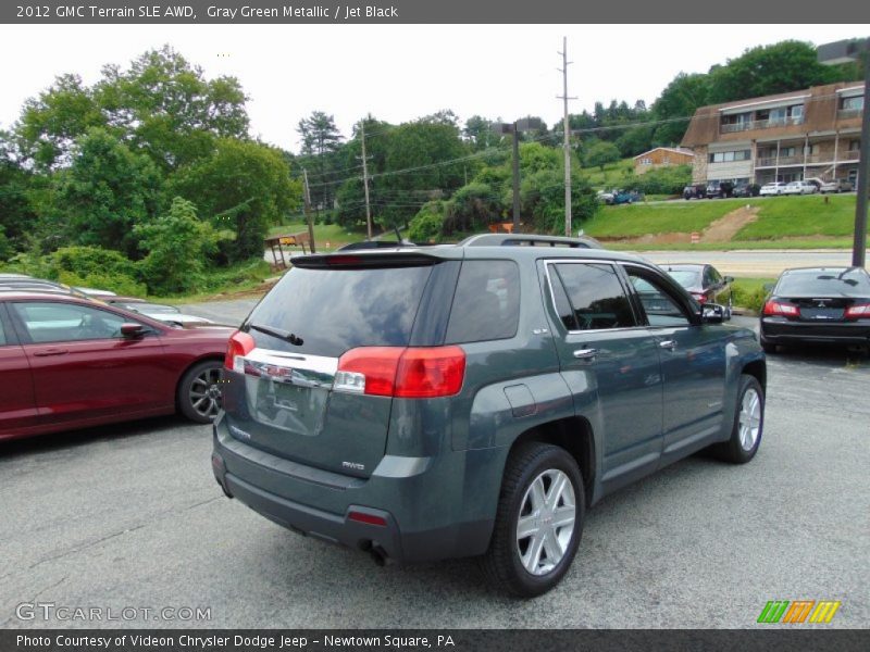 Gray Green Metallic / Jet Black 2012 GMC Terrain SLE AWD