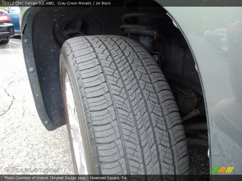Gray Green Metallic / Jet Black 2012 GMC Terrain SLE AWD