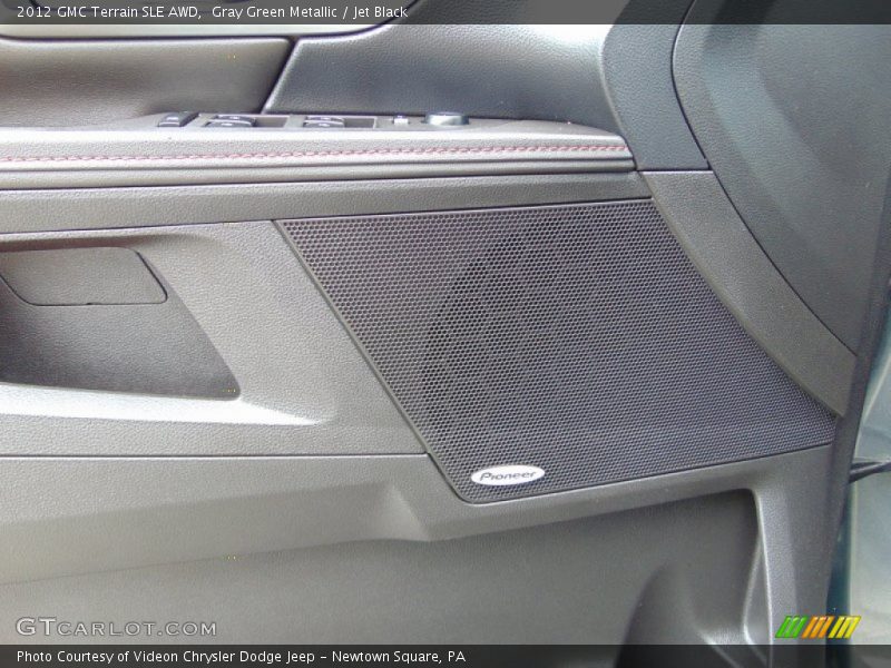 Gray Green Metallic / Jet Black 2012 GMC Terrain SLE AWD