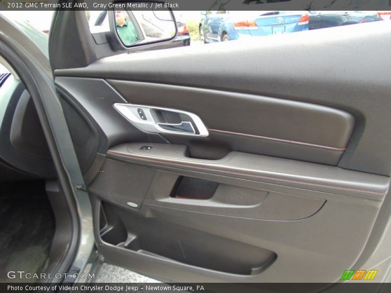 Gray Green Metallic / Jet Black 2012 GMC Terrain SLE AWD