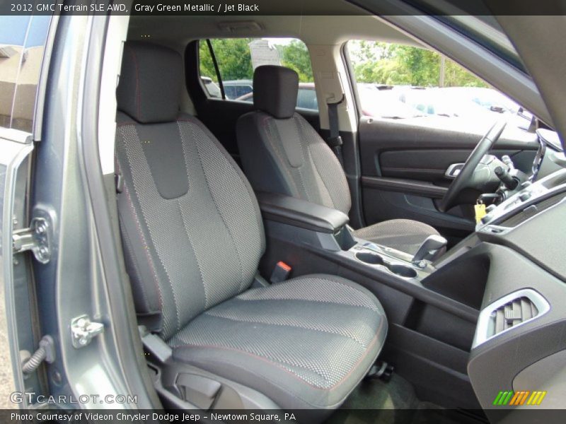Gray Green Metallic / Jet Black 2012 GMC Terrain SLE AWD