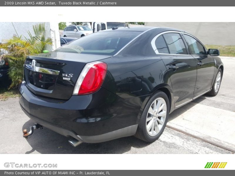 Tuxedo Black Metallic / Cashmere 2009 Lincoln MKS AWD Sedan