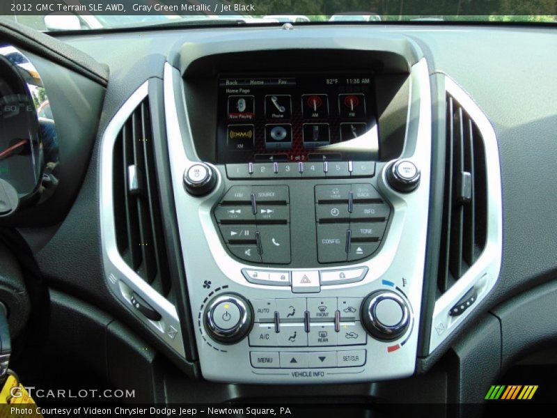 Gray Green Metallic / Jet Black 2012 GMC Terrain SLE AWD