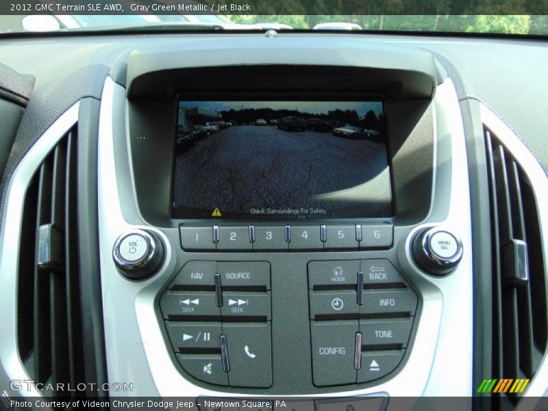 Gray Green Metallic / Jet Black 2012 GMC Terrain SLE AWD