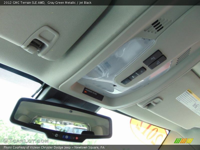 Gray Green Metallic / Jet Black 2012 GMC Terrain SLE AWD