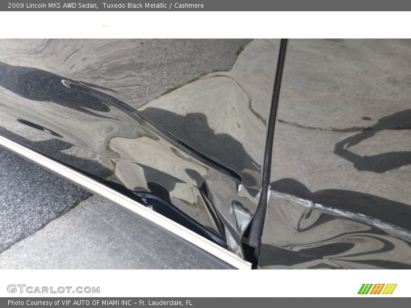 Tuxedo Black Metallic / Cashmere 2009 Lincoln MKS AWD Sedan