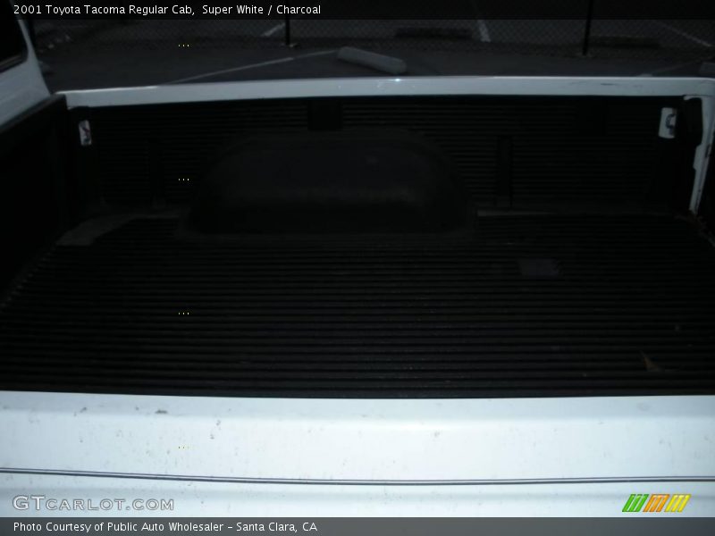 Super White / Charcoal 2001 Toyota Tacoma Regular Cab
