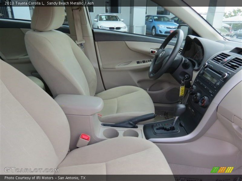 Sandy Beach Metallic / Ash 2013 Toyota Corolla L