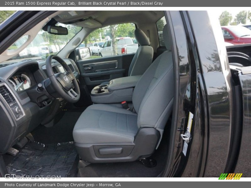  2015 1500 Express Regular Cab Black/Diesel Gray Interior
