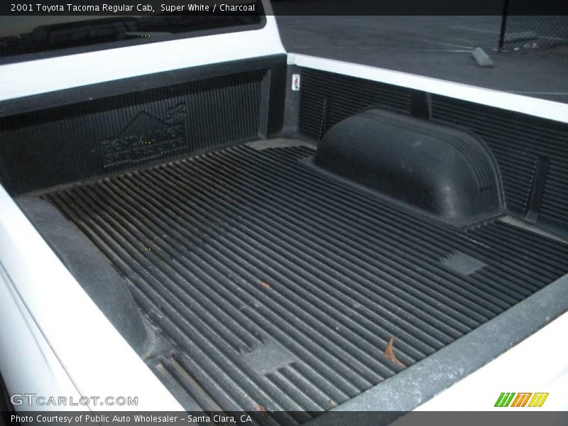 Super White / Charcoal 2001 Toyota Tacoma Regular Cab