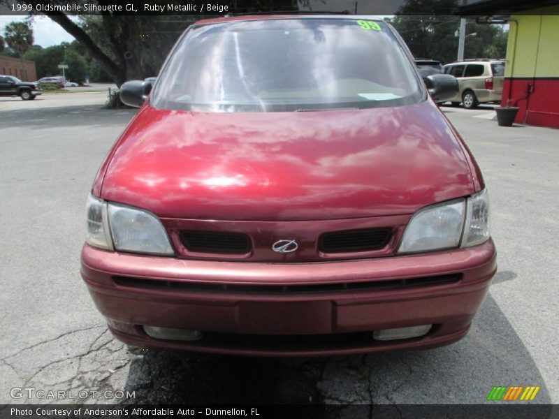 Ruby Metallic / Beige 1999 Oldsmobile Silhouette GL