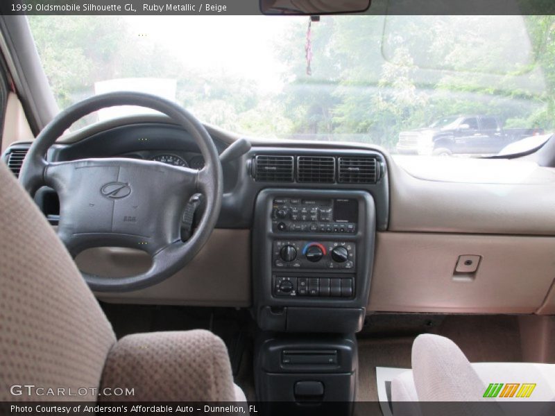 Ruby Metallic / Beige 1999 Oldsmobile Silhouette GL