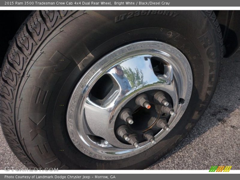 Bright White / Black/Diesel Gray 2015 Ram 3500 Tradesman Crew Cab 4x4 Dual Rear Wheel