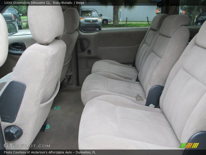 Rear Seat of 1999 Silhouette GL