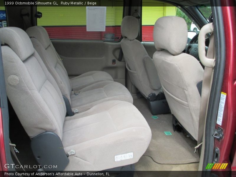 Ruby Metallic / Beige 1999 Oldsmobile Silhouette GL