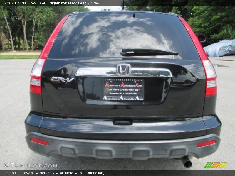 Nighthawk Black Pearl / Gray 2007 Honda CR-V EX-L