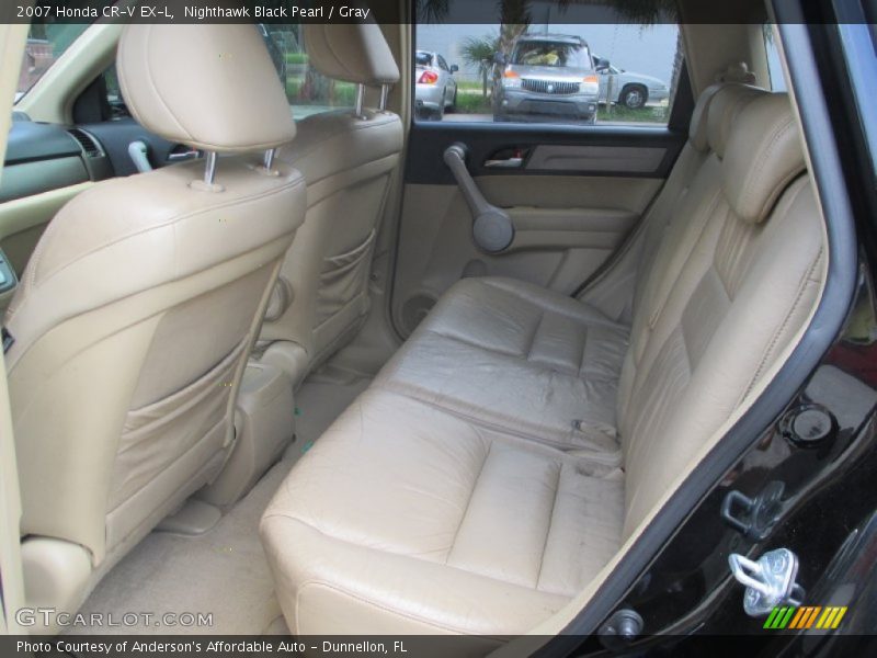 Nighthawk Black Pearl / Gray 2007 Honda CR-V EX-L