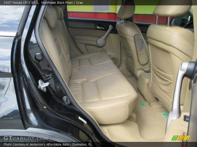 Nighthawk Black Pearl / Gray 2007 Honda CR-V EX-L