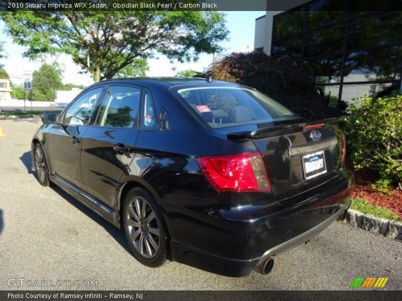 Obsidian Black Pearl / Carbon Black 2010 Subaru Impreza WRX Sedan