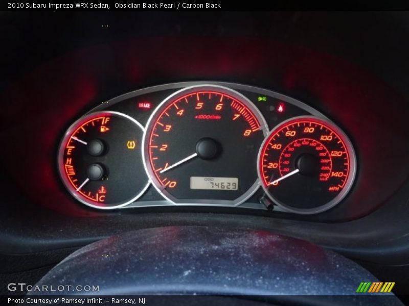 Obsidian Black Pearl / Carbon Black 2010 Subaru Impreza WRX Sedan