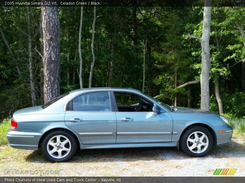 Celadon Green / Black 2005 Hyundai Sonata GLS V6