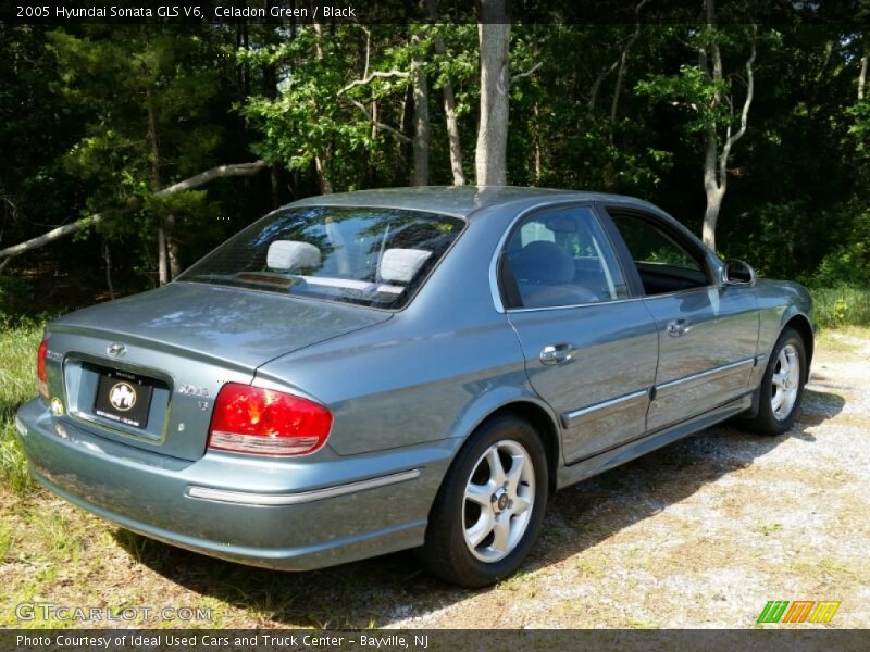 Celadon Green / Black 2005 Hyundai Sonata GLS V6