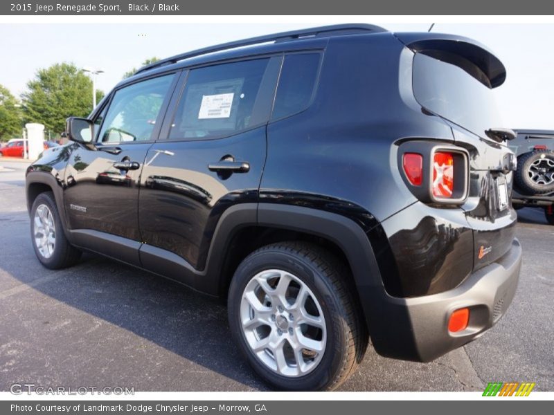 Black / Black 2015 Jeep Renegade Sport