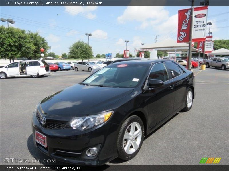 Attitude Black Metallic / Black/Ash 2012 Toyota Camry SE