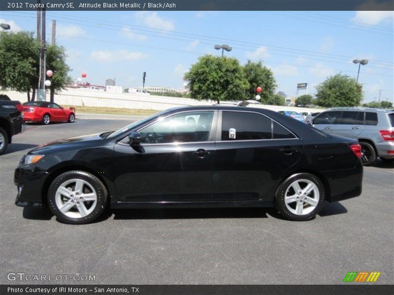 Attitude Black Metallic / Black/Ash 2012 Toyota Camry SE