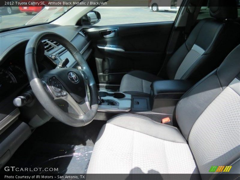 Attitude Black Metallic / Black/Ash 2012 Toyota Camry SE