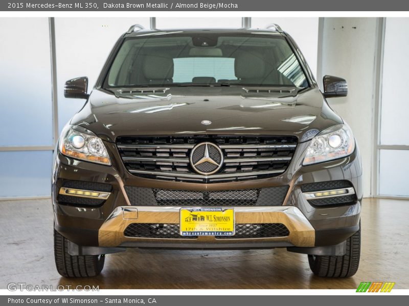 Dakota Brown Metallic / Almond Beige/Mocha 2015 Mercedes-Benz ML 350