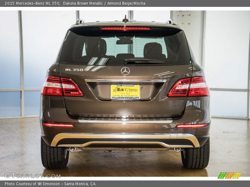 Dakota Brown Metallic / Almond Beige/Mocha 2015 Mercedes-Benz ML 350