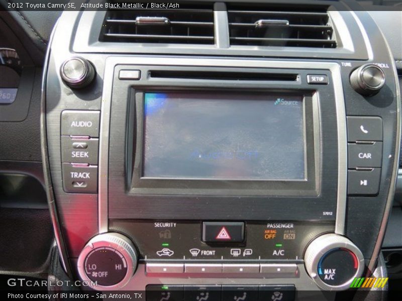 Attitude Black Metallic / Black/Ash 2012 Toyota Camry SE