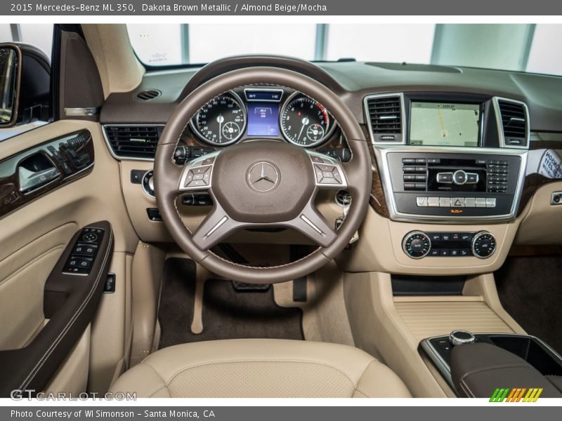 Dakota Brown Metallic / Almond Beige/Mocha 2015 Mercedes-Benz ML 350
