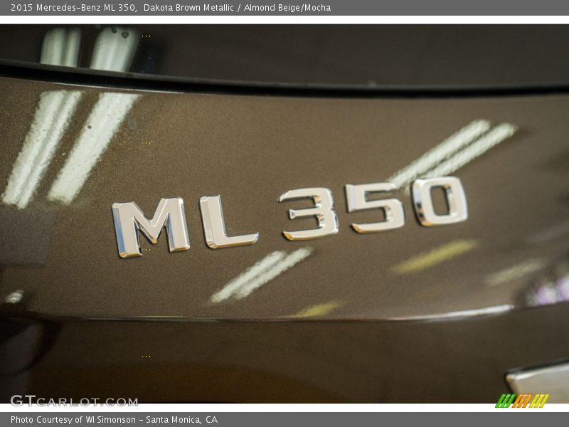 Dakota Brown Metallic / Almond Beige/Mocha 2015 Mercedes-Benz ML 350