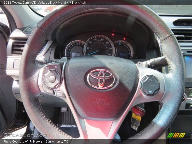 Attitude Black Metallic / Black/Ash 2012 Toyota Camry SE