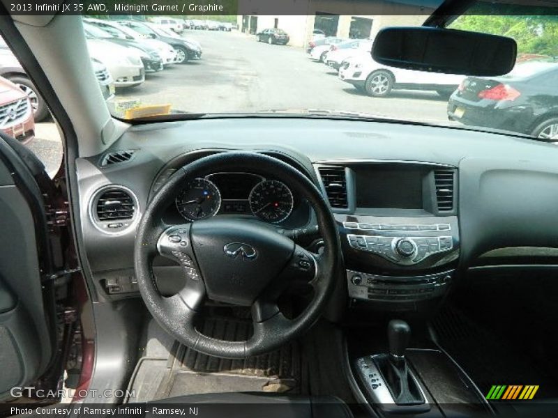 Midnight Garnet / Graphite 2013 Infiniti JX 35 AWD