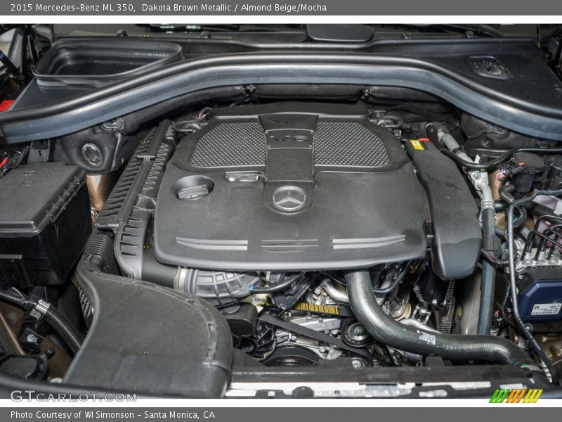 Dakota Brown Metallic / Almond Beige/Mocha 2015 Mercedes-Benz ML 350