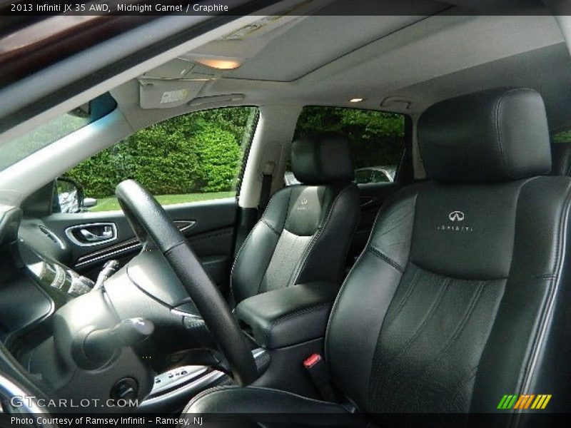 Midnight Garnet / Graphite 2013 Infiniti JX 35 AWD